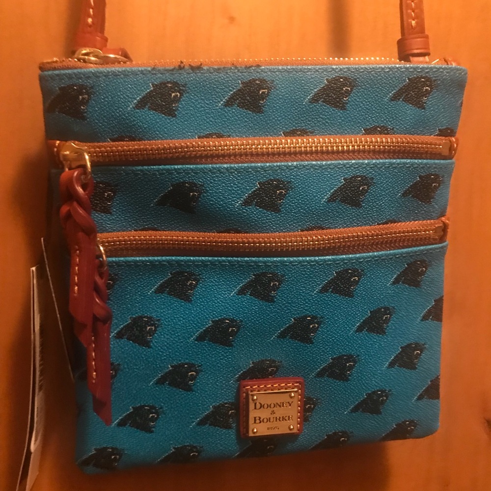 Dooney & Bourke Panthers Triple Zip Crossbody